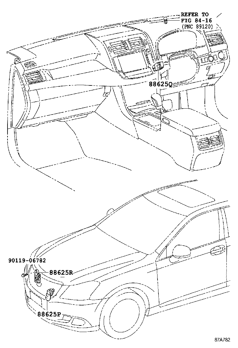 62972-30190 DUCT, AIR, REAR ROOF NO.4 product image