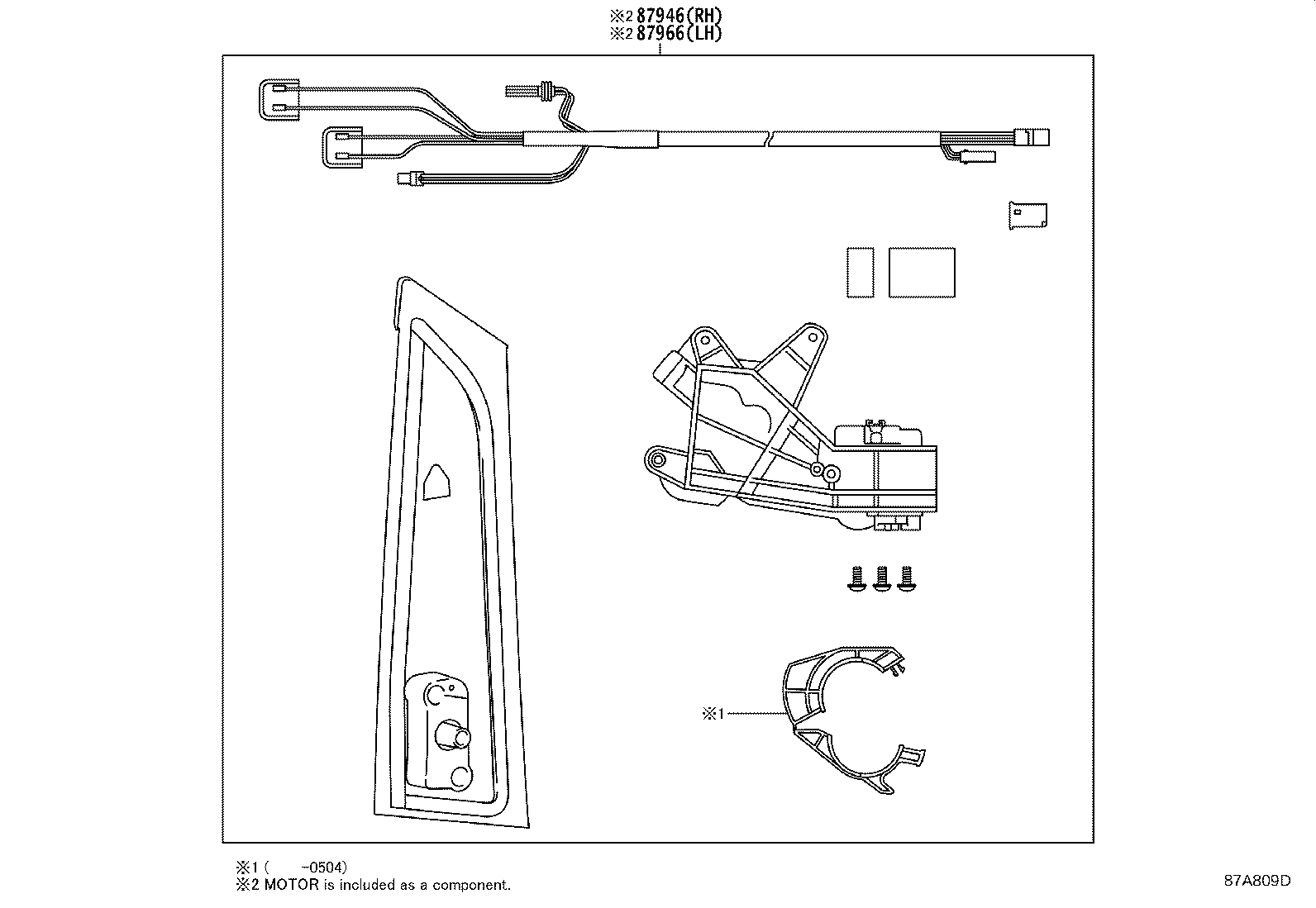 87939-58030 COVER, OUTER MIRROR HOLE, RH product image