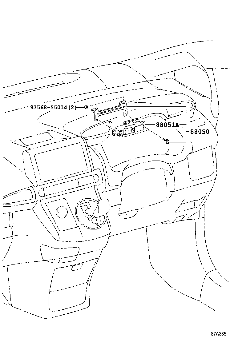 87201-68030 DUCT SUB-ASSY, AIR product image