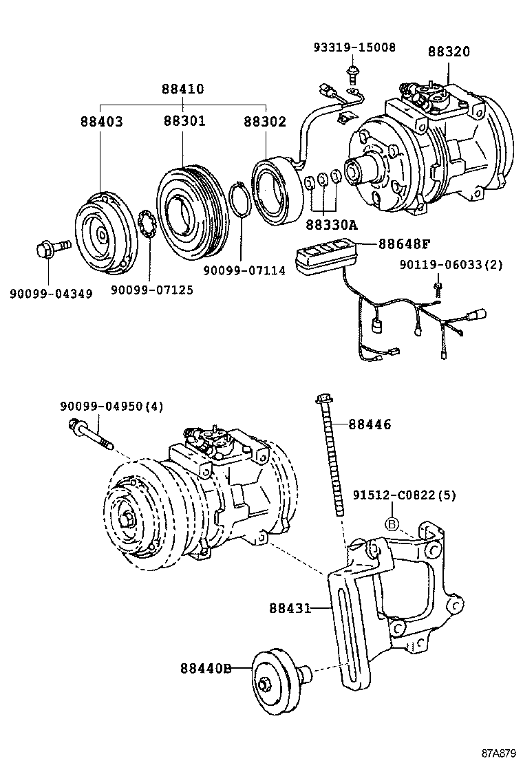 88320-35580 COMPRESSOR ASSY, COOLER product image