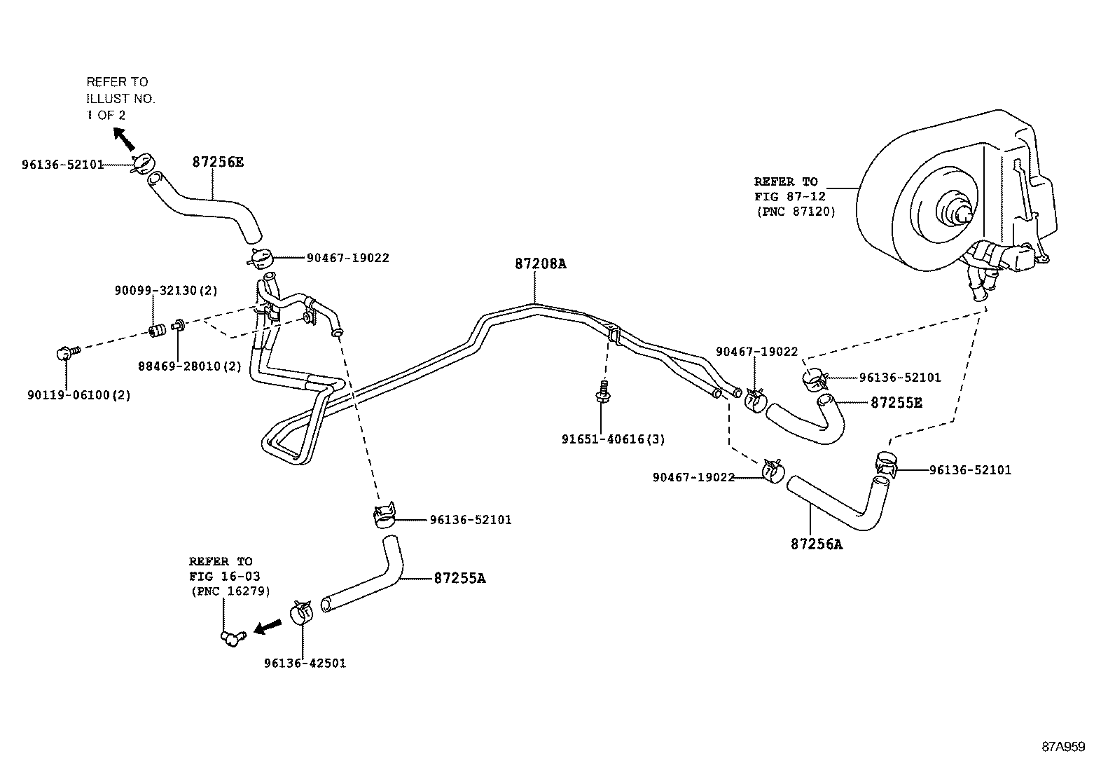 87240-60210 VALVE ASSY, HEATER WATER product image