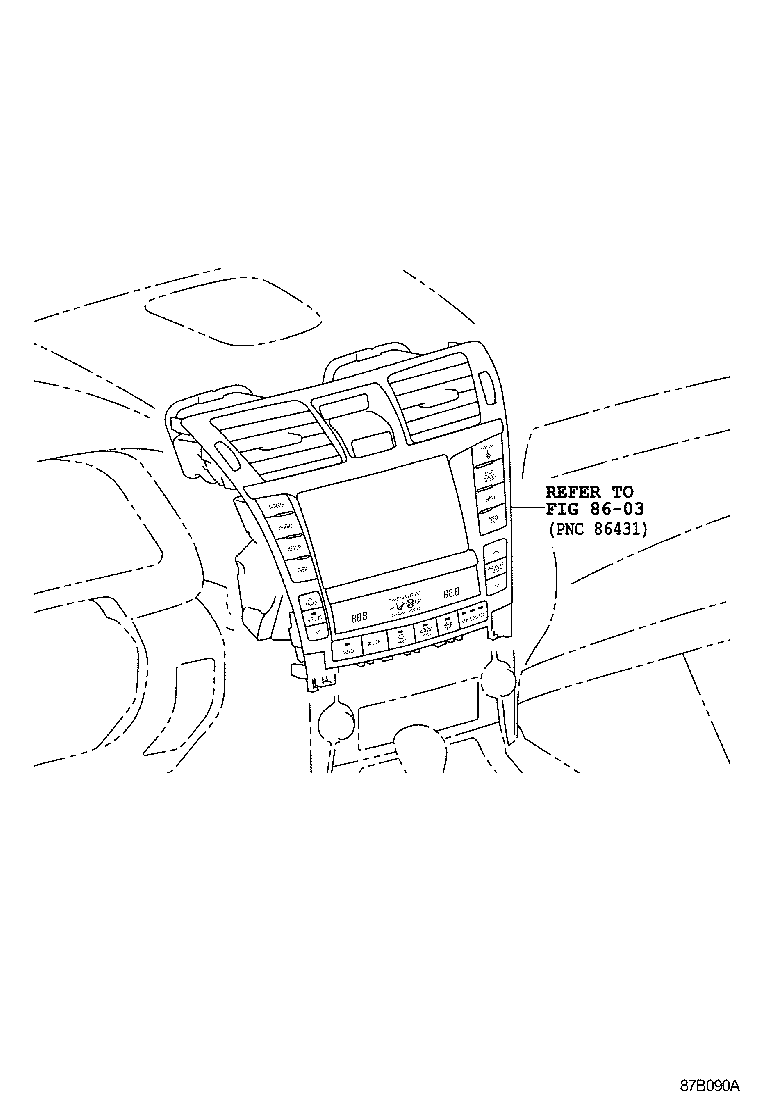 55845-50090 DUCT, HEATER TO REGISTER, NO.3 product image