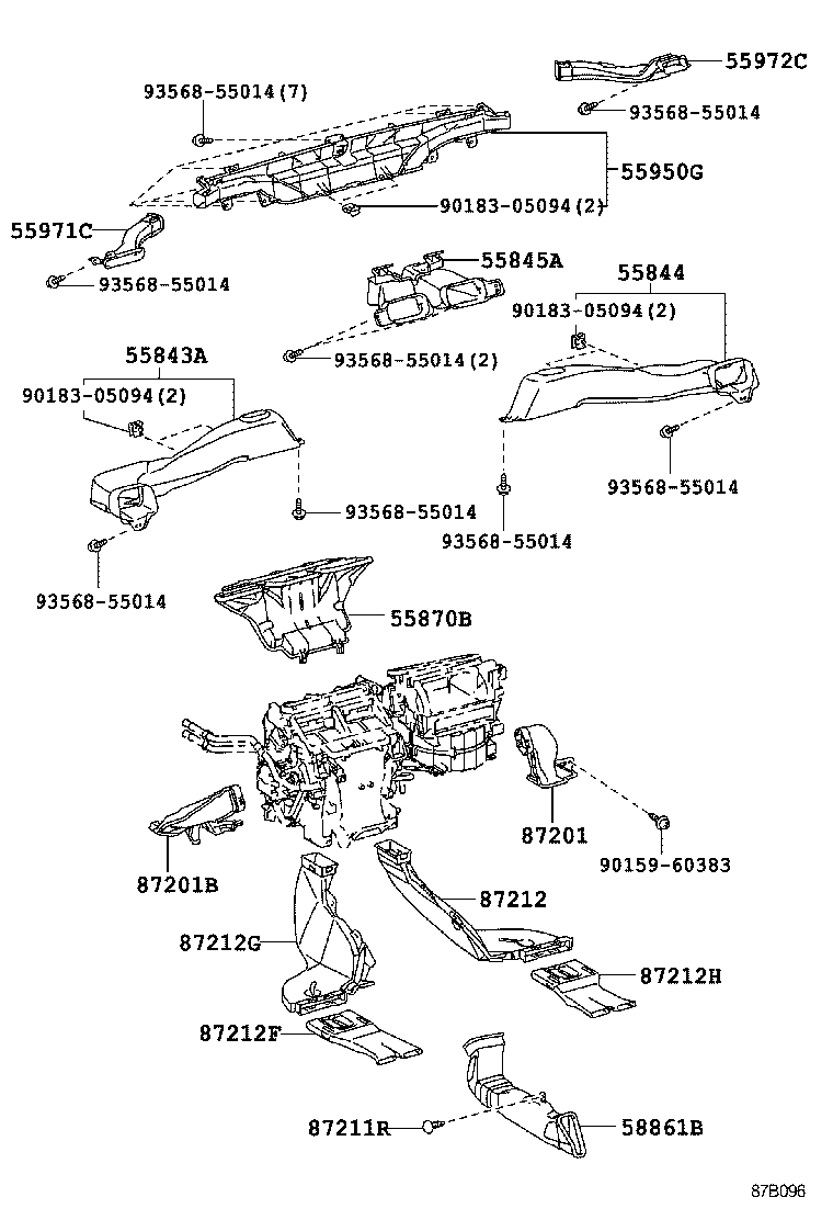 55910-35280 CONTROL ASSY, HEATER product image