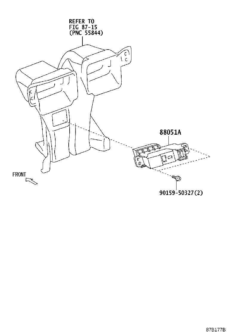 87201-22060 DUCT SUB-ASSY, AIR product image