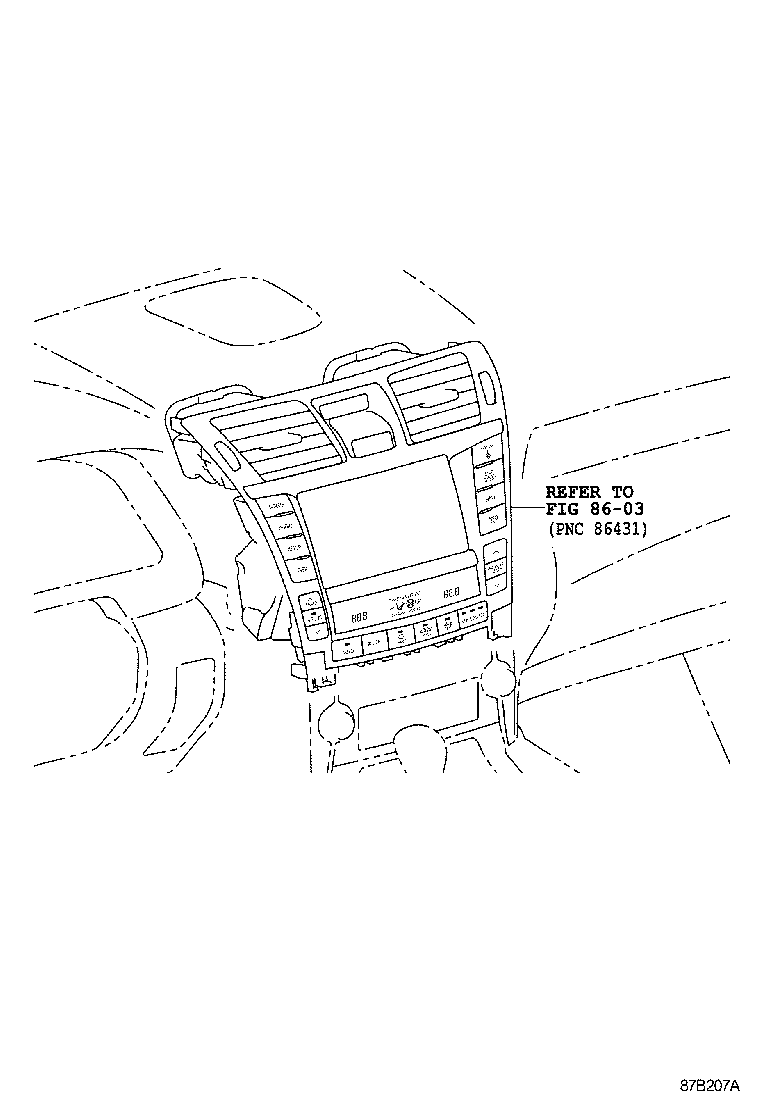 87211-50280 DUCT, AIR, REAR NO.6 product image