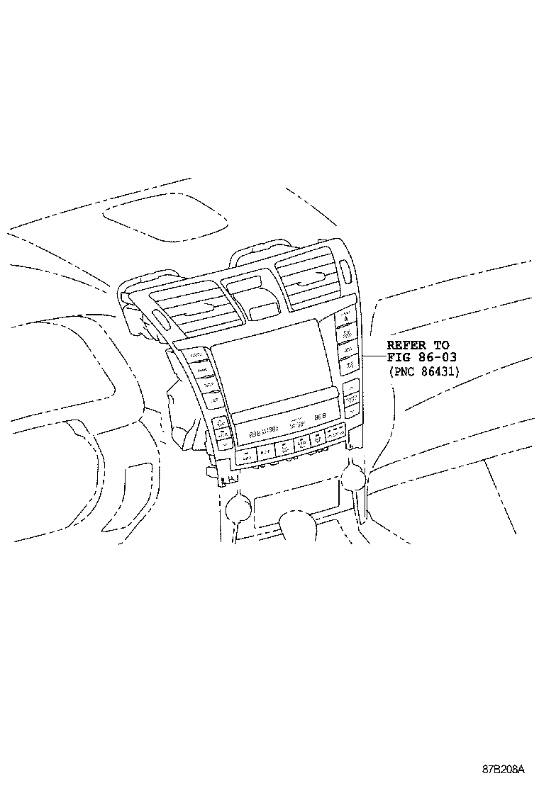 Toyota 87217-50061-A0 DUCT, AIR, REAR NO.3