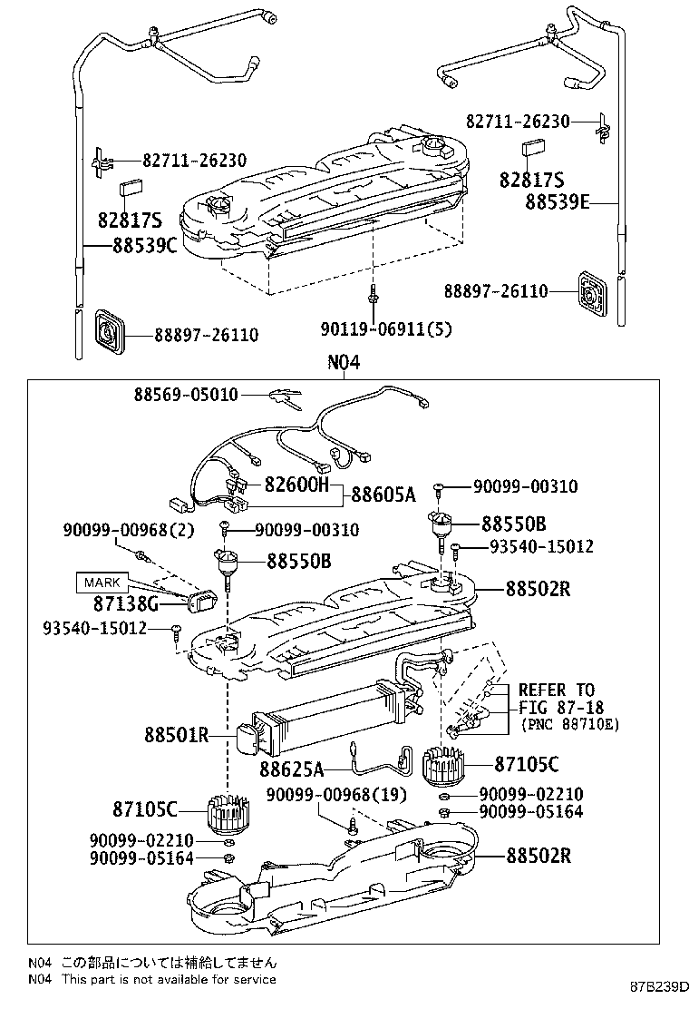 87710-26080 QUICK HEATER ASSY product image