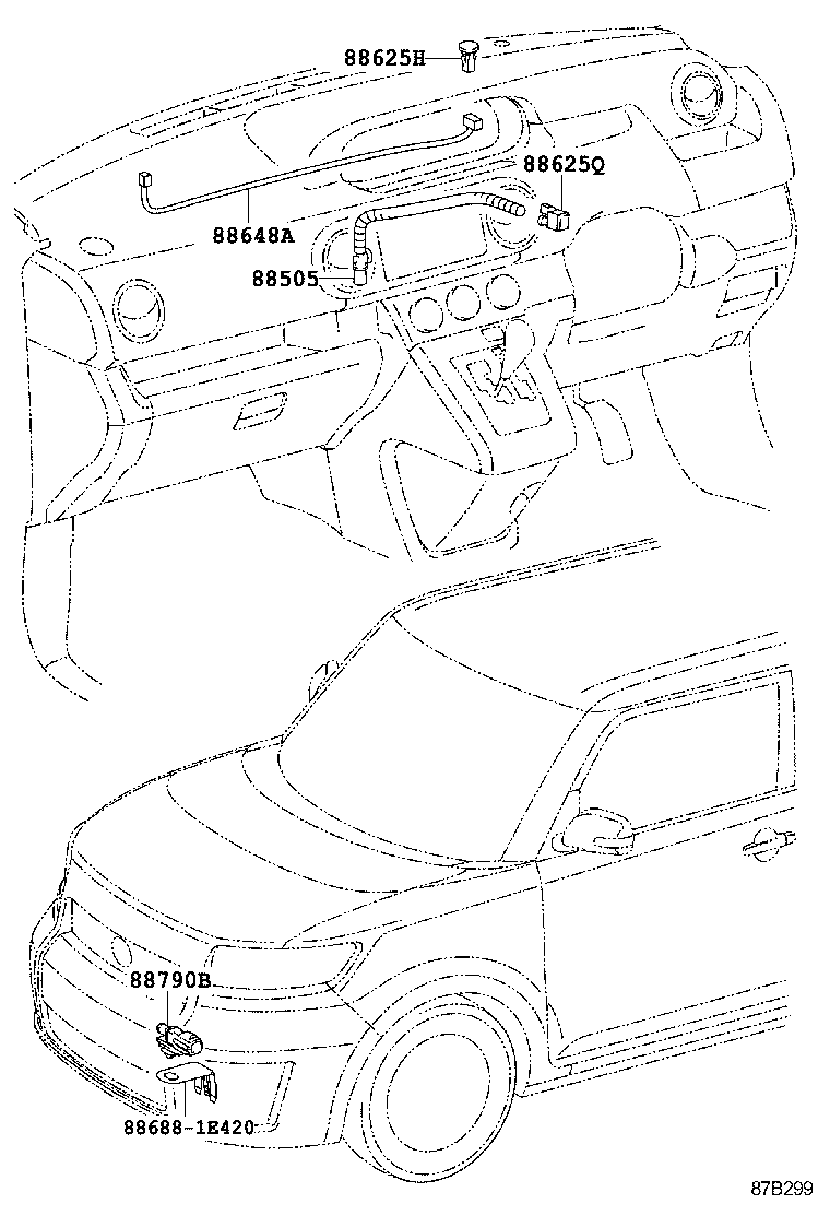 55844-12540 DUCT, HEATER TO REGISTER, NO.2 product image