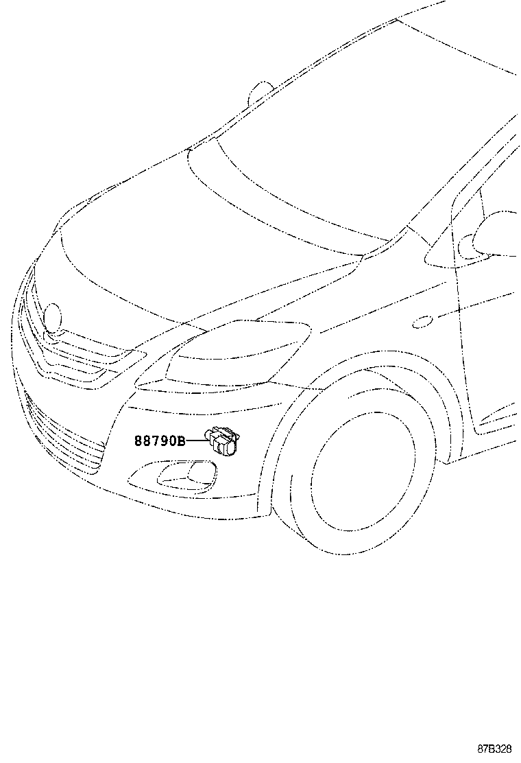 55840-0D050 DUCT ASSY, HEATER TO REGISTER, NO.6 product image