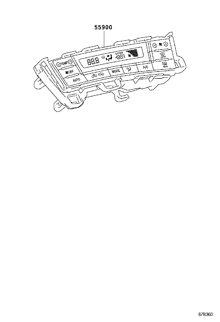 88790-0Q010 THERMISTOR ASSY product image