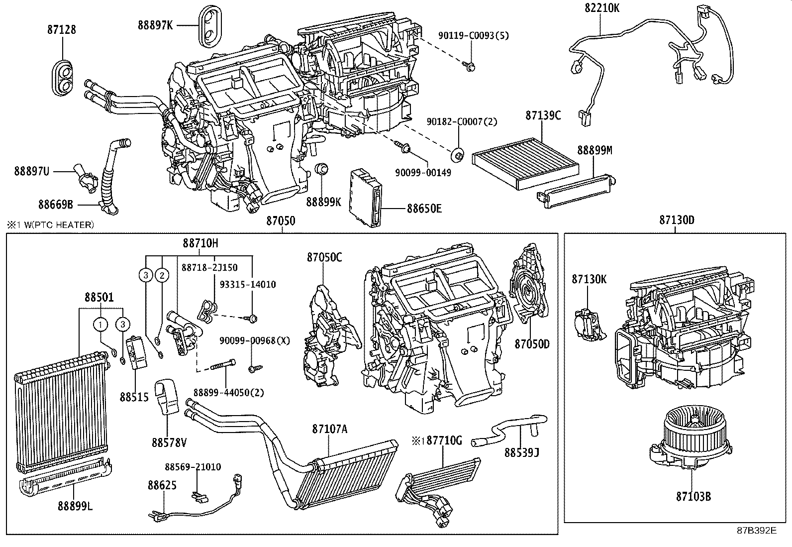 88515-0G030 VALVE, REAR COOLING UNIT EXPANSION product image