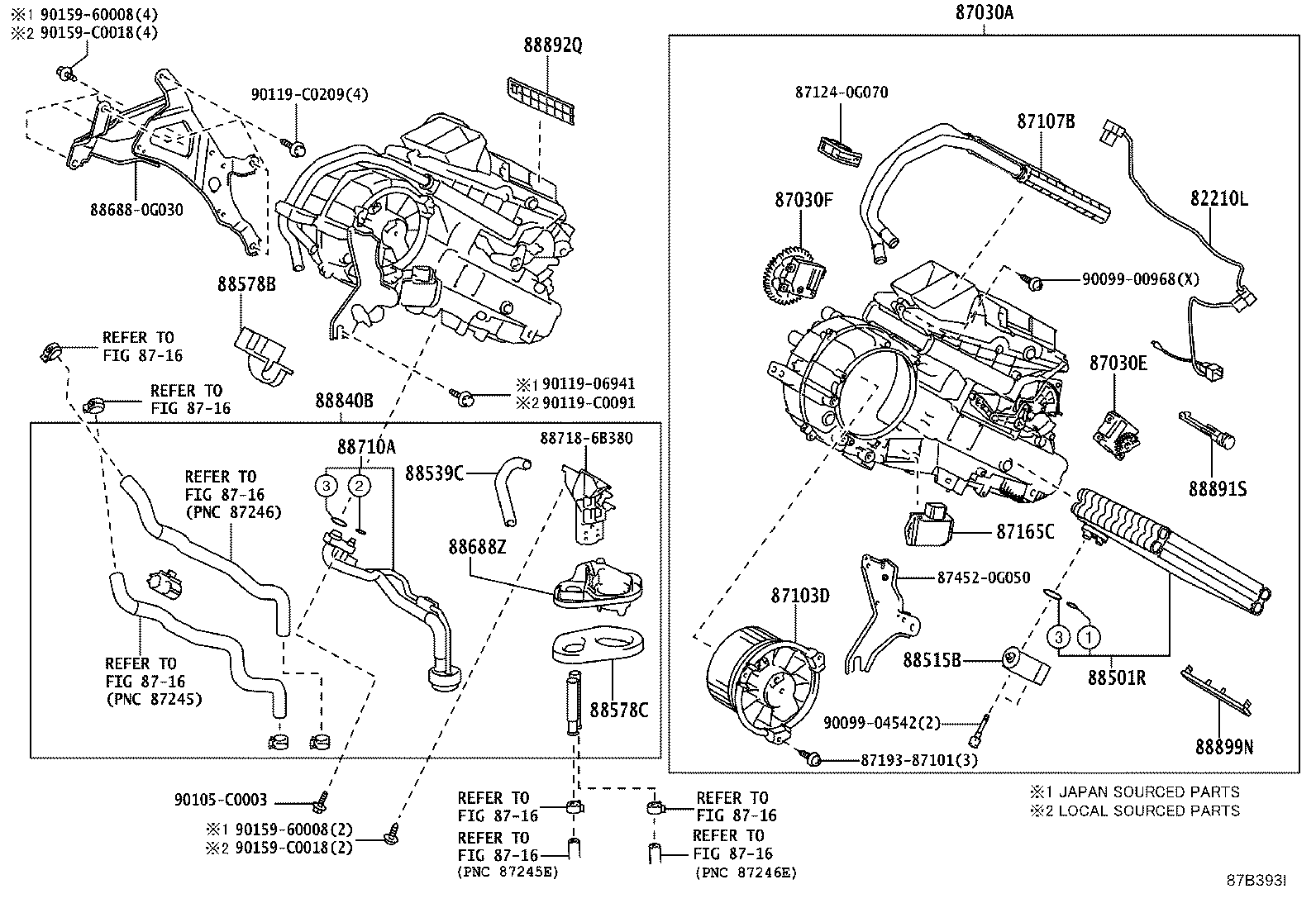 88515-0G030 VALVE, REAR COOLING UNIT EXPANSION product image