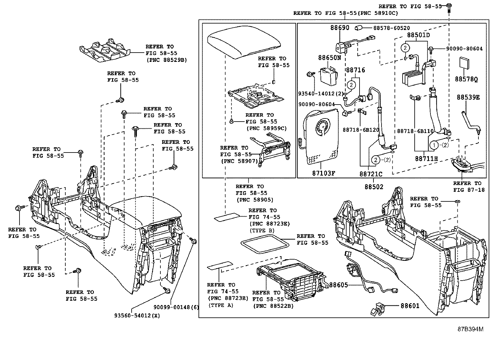 88515-0G030 VALVE, REAR COOLING UNIT EXPANSION product image