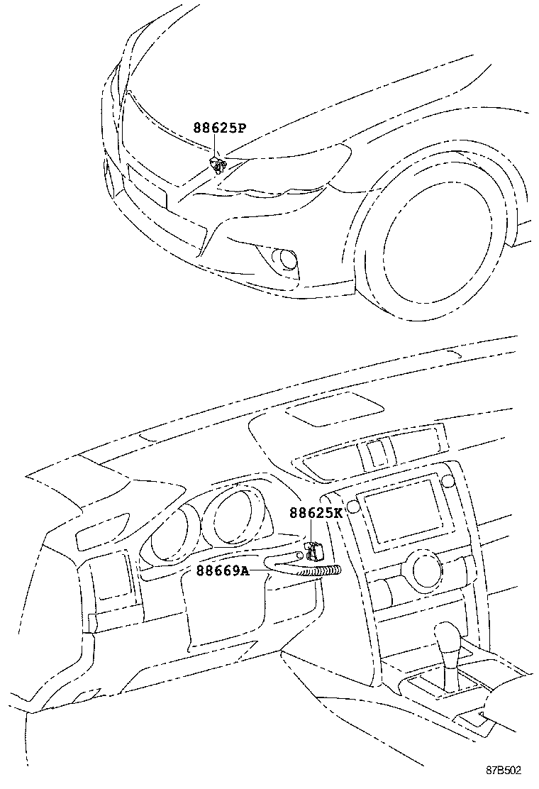 55844-0P040 DUCT, HEATER TO REGISTER, NO.2 product image