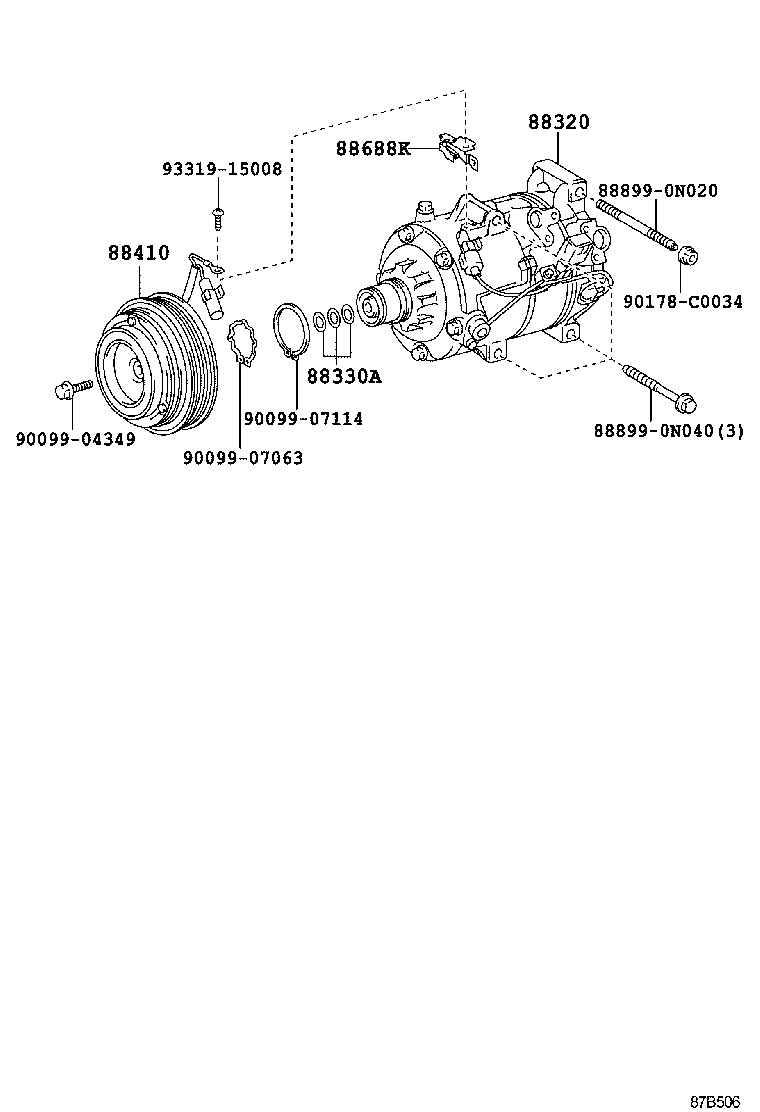 88410-3A300 CLUTCH ASSY, MAGNET product image