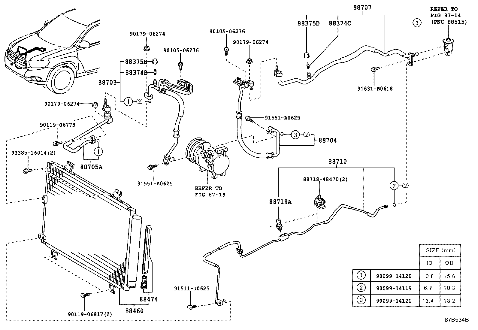 88460-48101 CONDENSER ASSY, COOLER product image