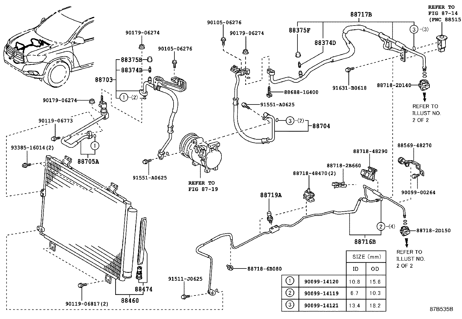 88460-48101 CONDENSER ASSY, COOLER product image