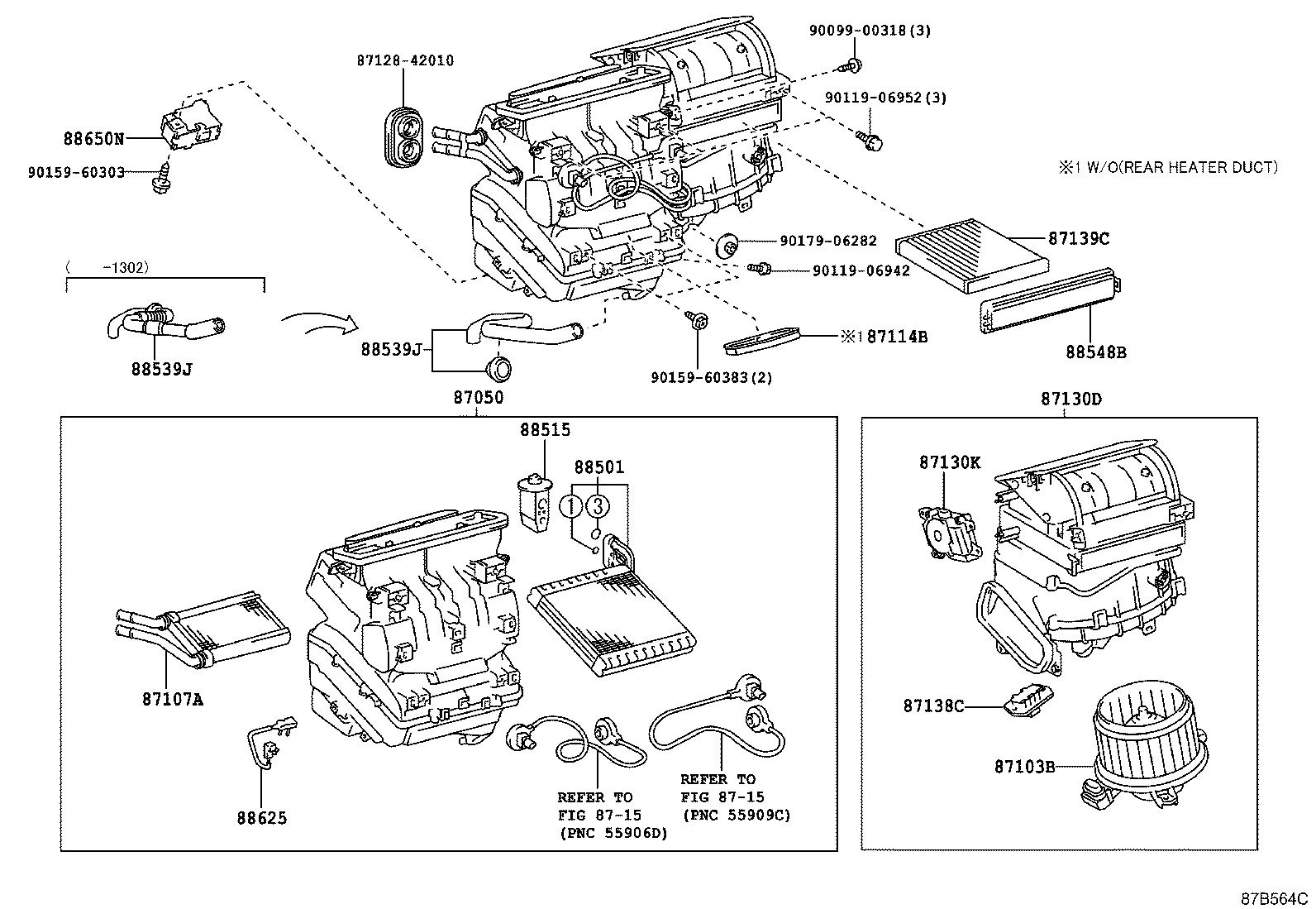 88539-21030 HOSE, DRAIN COOLER product image