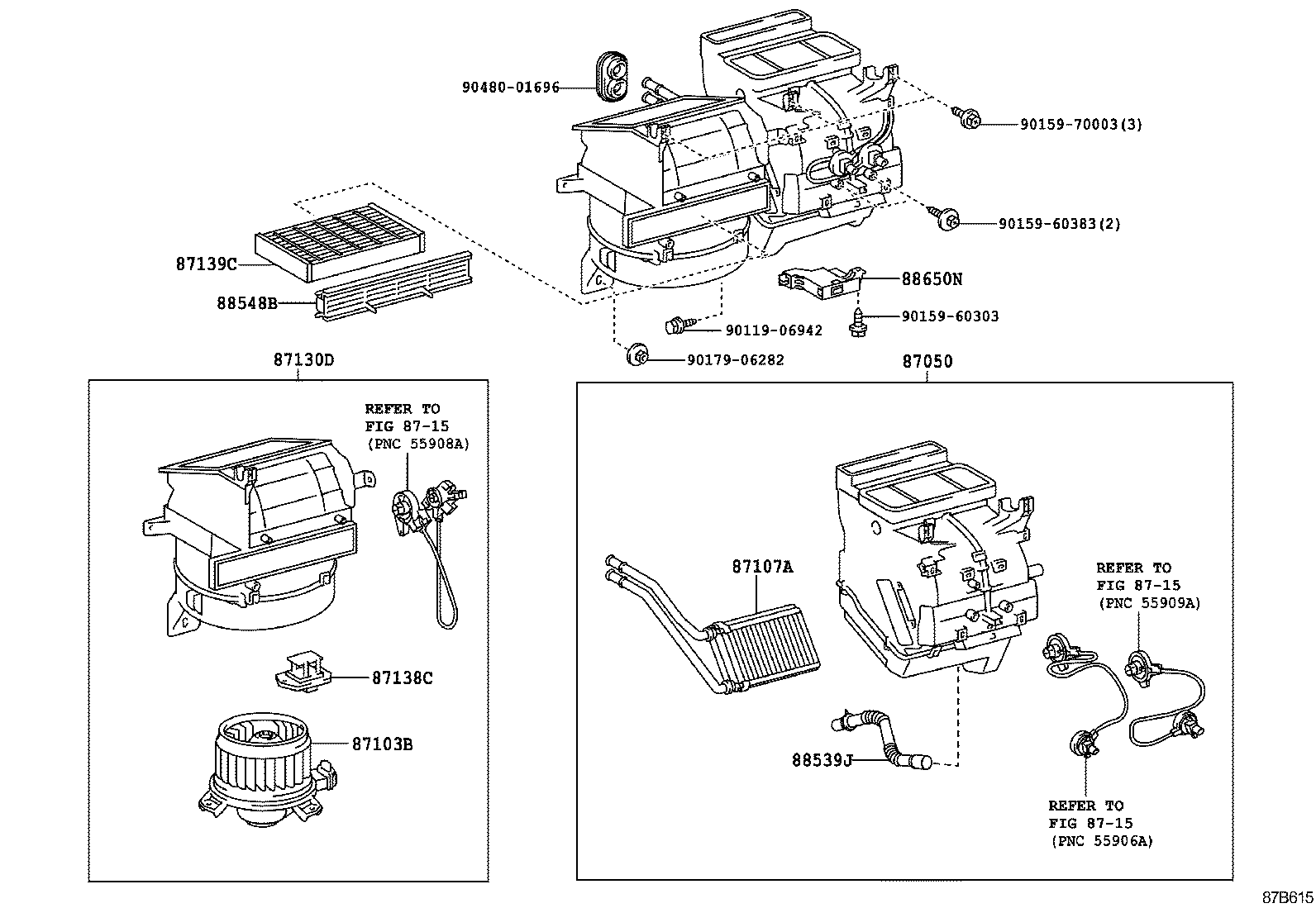 87130-52061 BLOWER ASSY product image