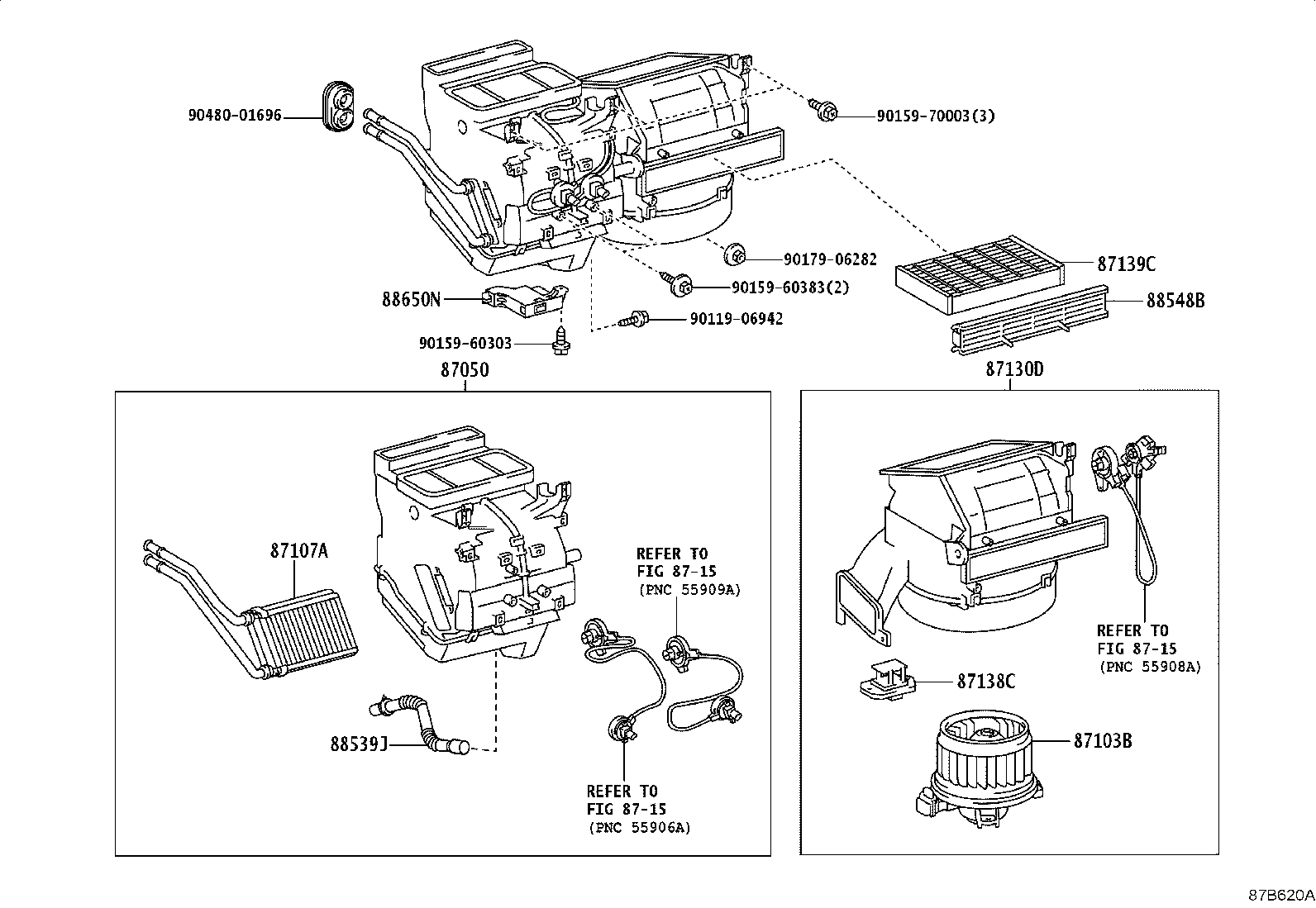 87130-52061 BLOWER ASSY product image