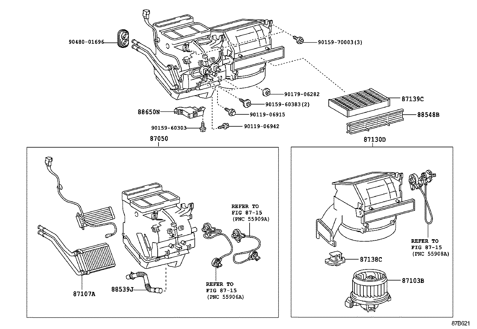87130-52061 BLOWER ASSY product image