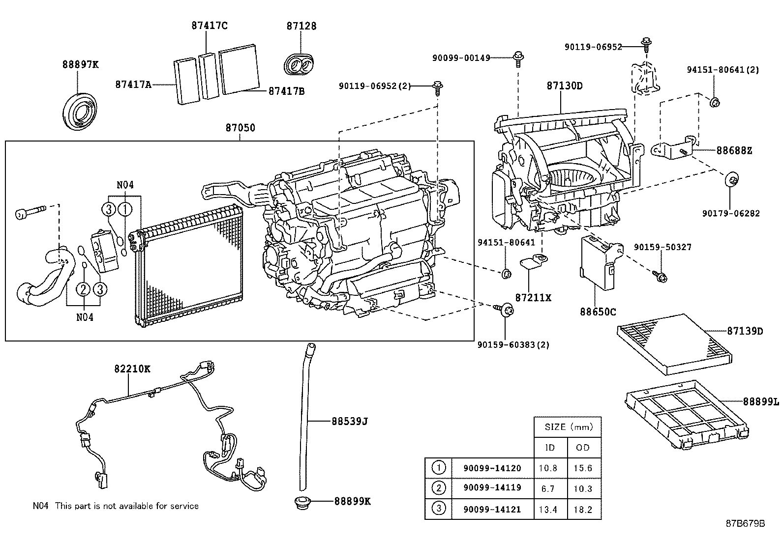 Toyota 88899-77230 PLATE, COVER