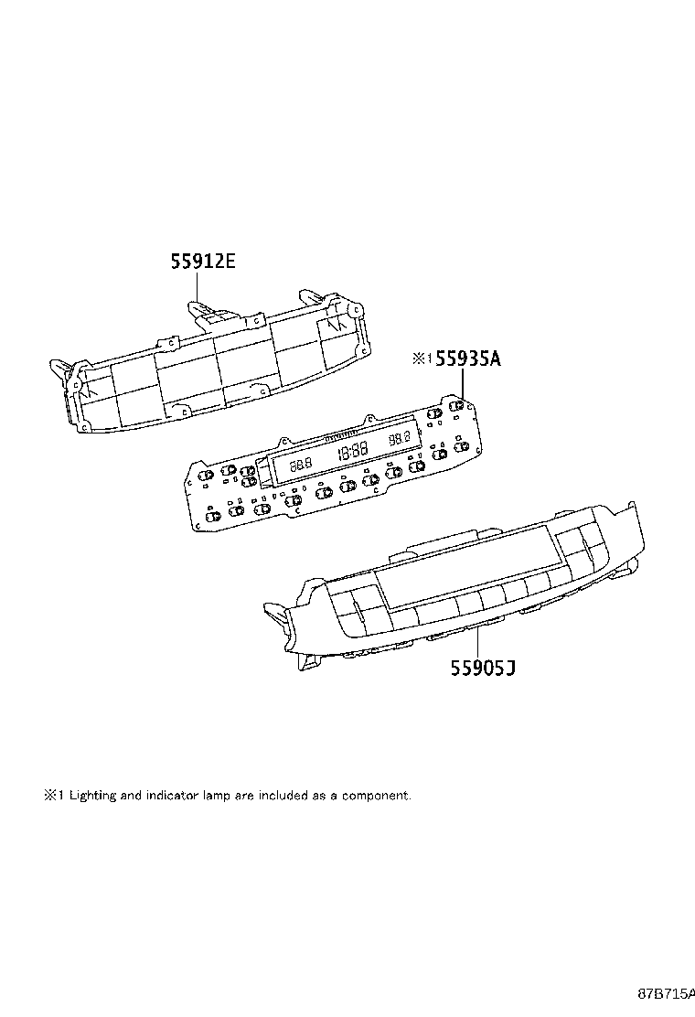 Toyota 55084-76011 DUCT SUB-ASSY, HEATER TO REGISTER, NO.1