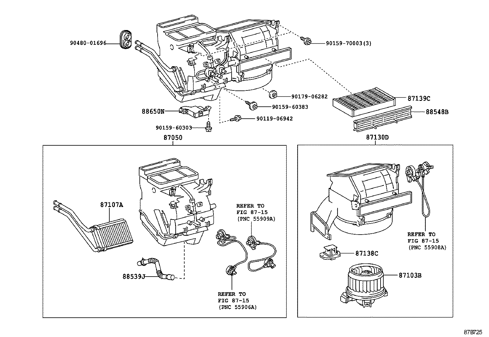 87130-52170 BLOWER ASSY product image