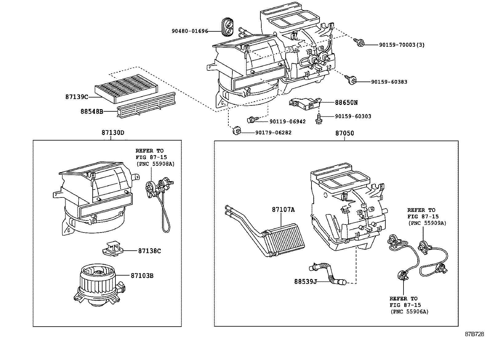 87130-52170 BLOWER ASSY product image