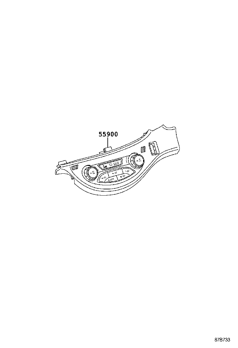 55084-52140 DUCT, HEATER TO REGISTER, NO.1 product image