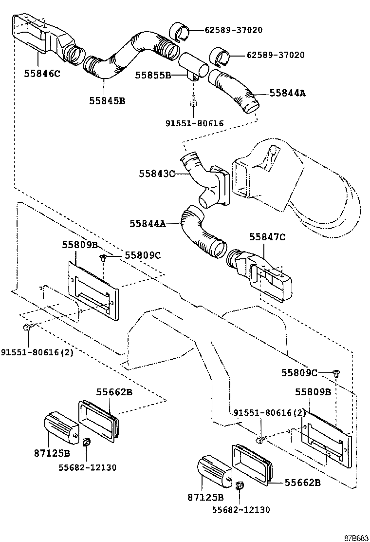 55900-37480 CONTROL & ACCESSORY ASSY, HEATER product image