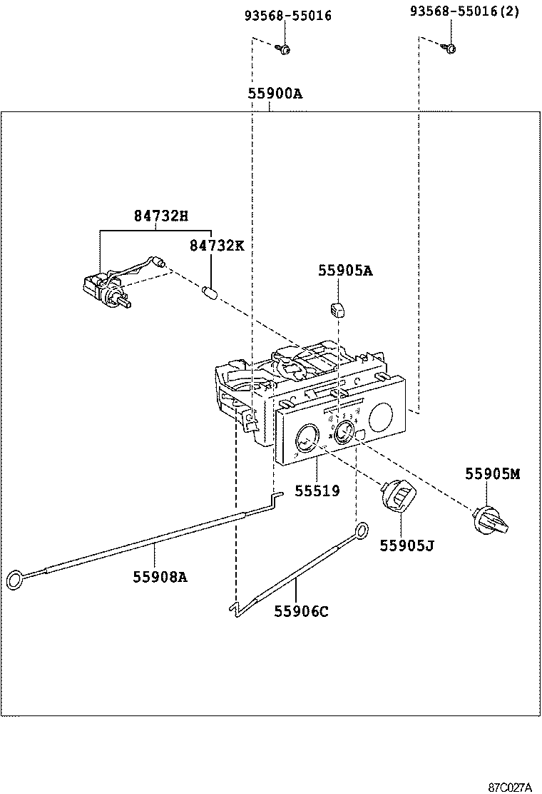 55844-37071 DUCT, HEATER TO REGISTER, NO.2 product image