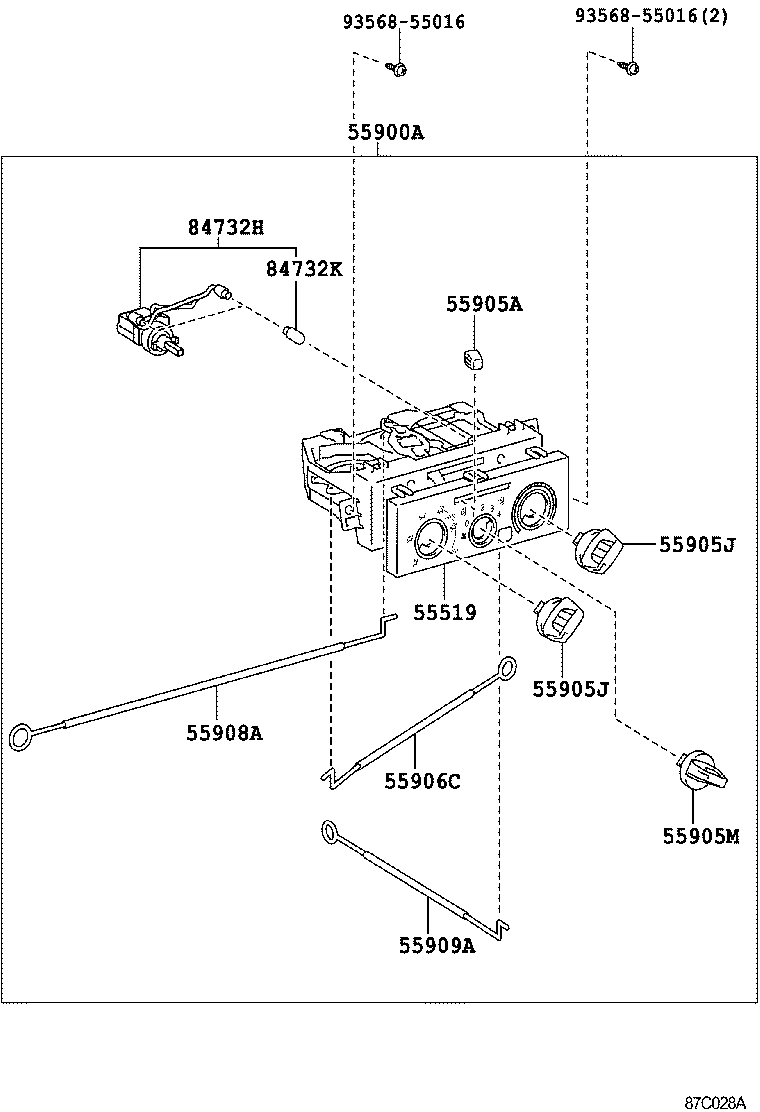 55844-37071 DUCT, HEATER TO REGISTER, NO.2 product image
