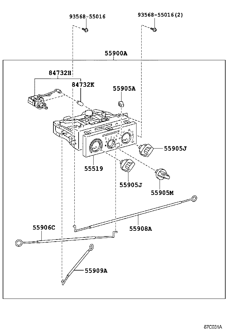 55844-37071 DUCT, HEATER TO REGISTER, NO.2 product image