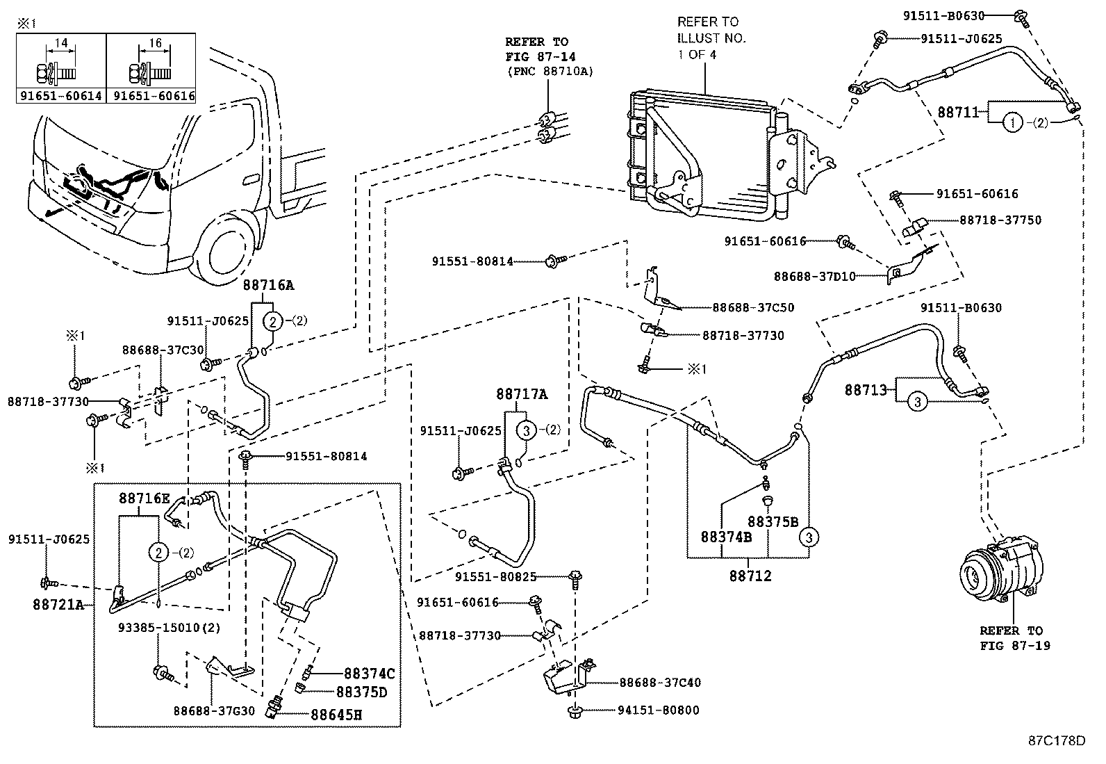 88461-37150 CORE, COOLER CONDENSER product image