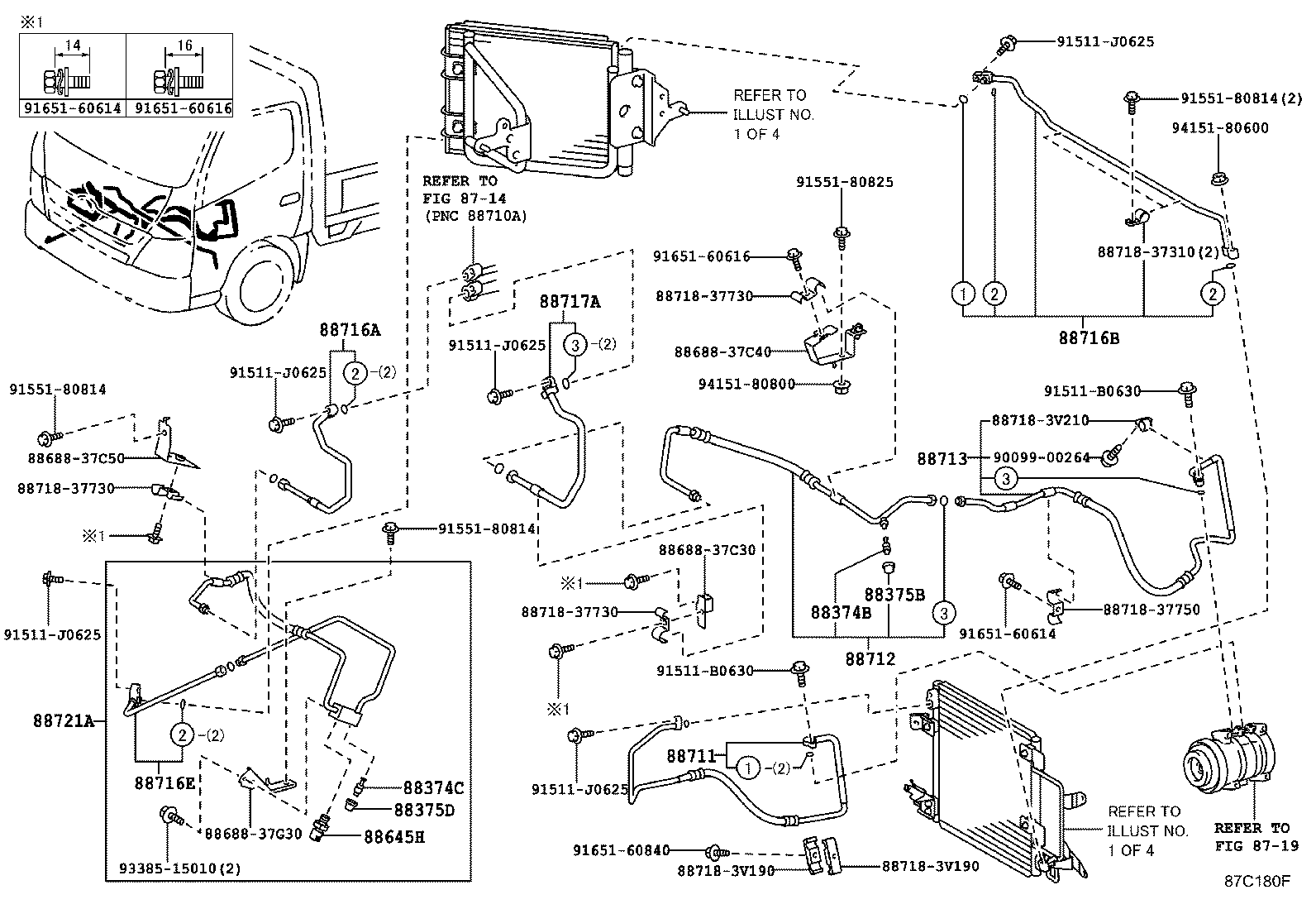 88461-37150 CORE, COOLER CONDENSER product image