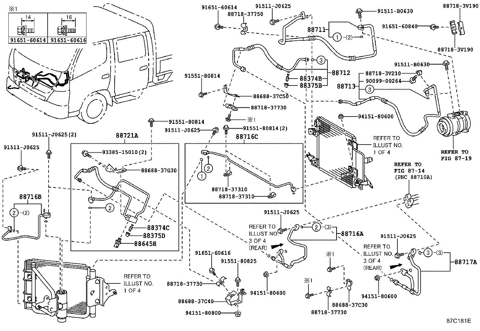 88461-37150 CORE, COOLER CONDENSER product image