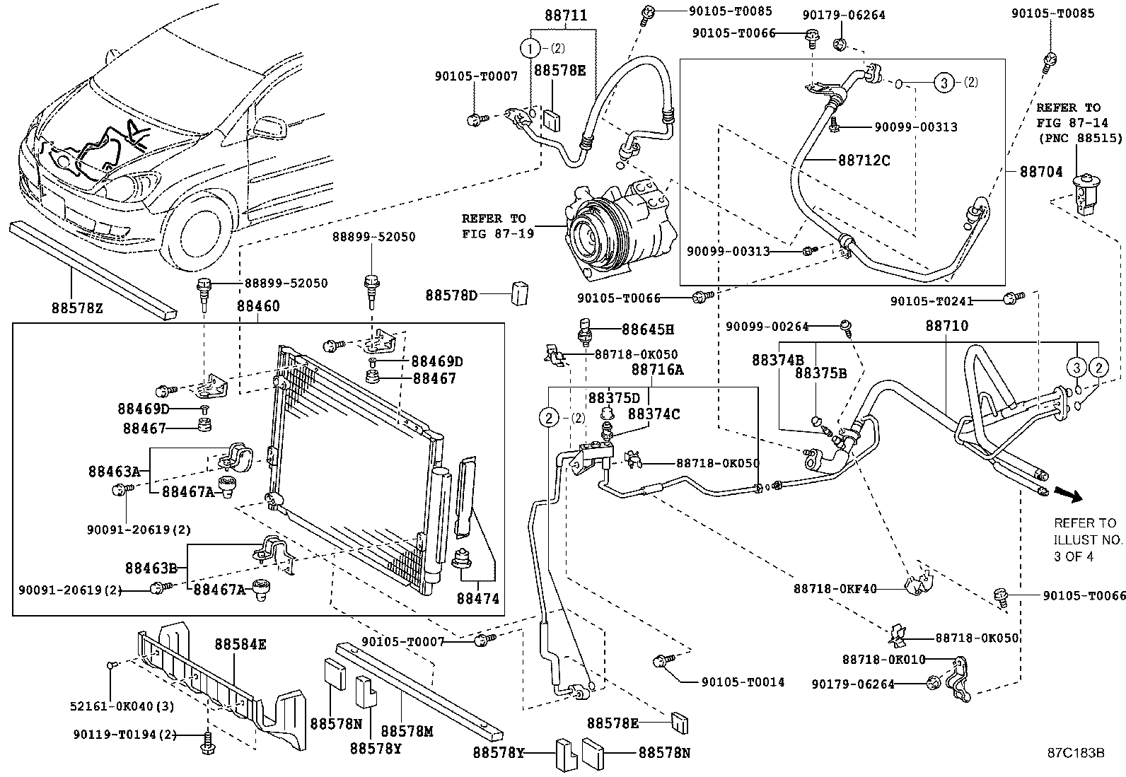 88578-0K121 PACKING, COOLING PIPE, NO.3 product image