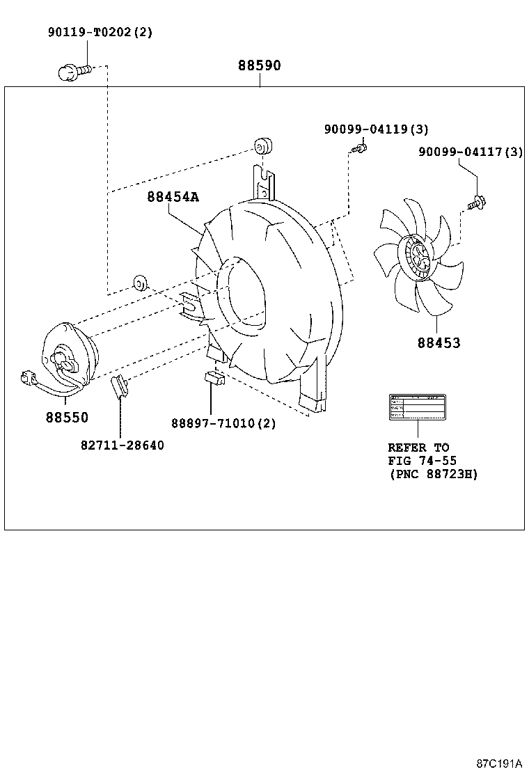 88707-0K511 PIPE, COOLER REFRIGERANT SUCTION, NO.1 product image