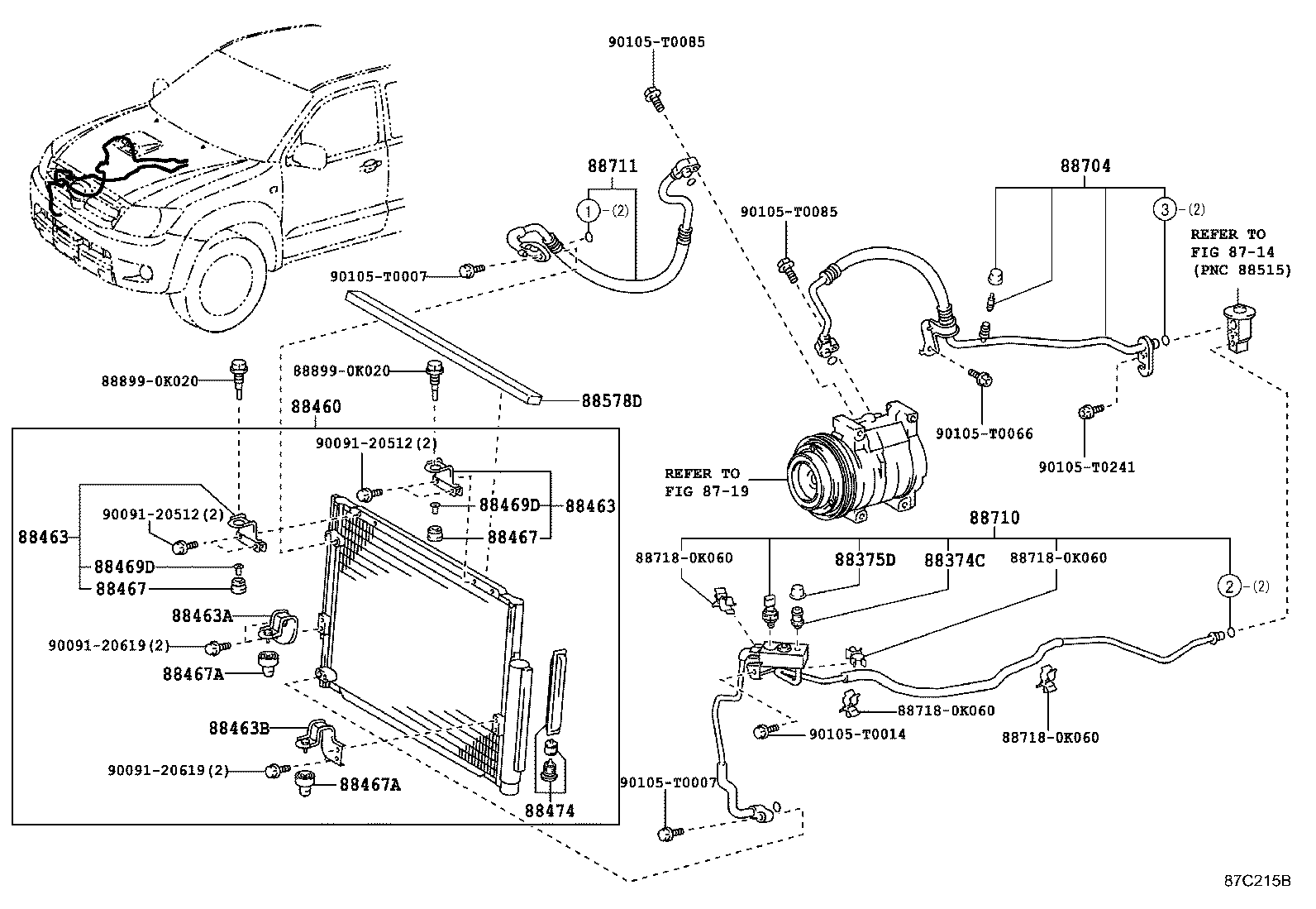 88473-0K040 HOLDER, RECEIVER product image