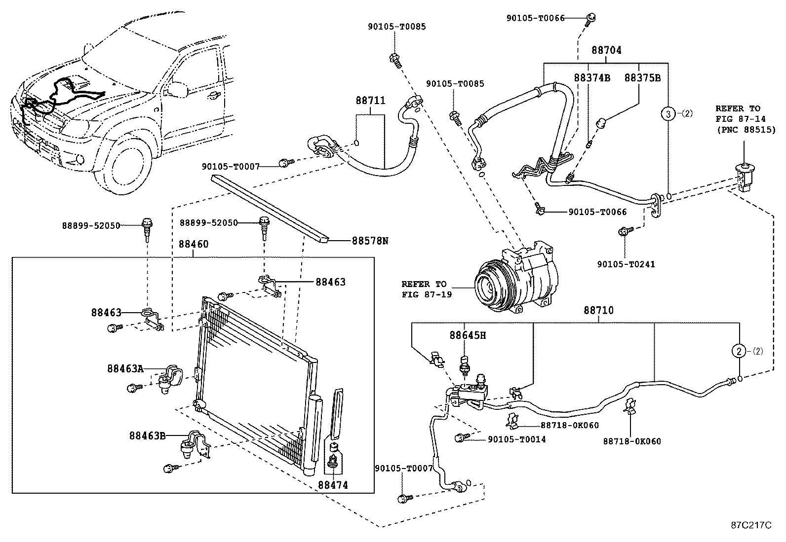 88473-0K040 HOLDER, RECEIVER product image