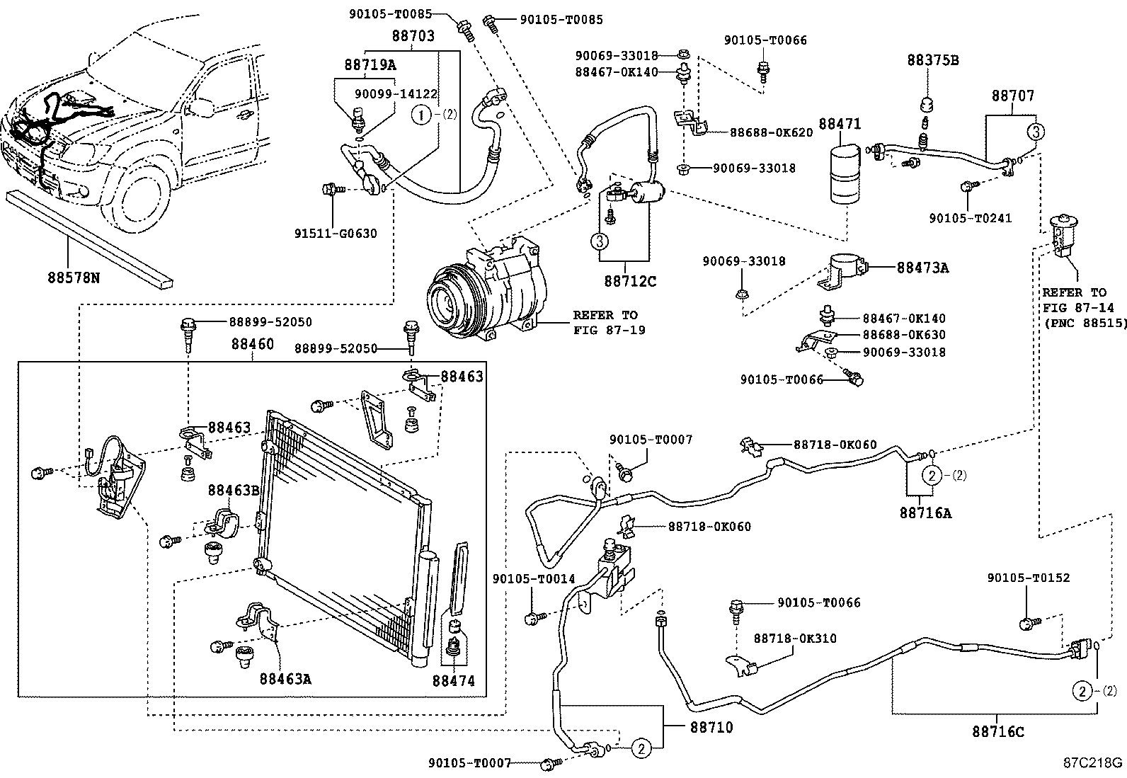 88473-0K040 HOLDER, RECEIVER product image
