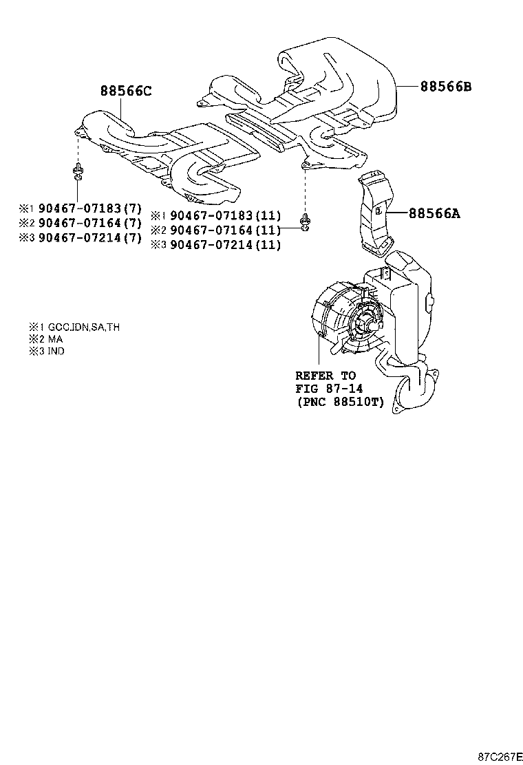 55950-0K030 NOZZLE ASSY, DEFROSTER product image