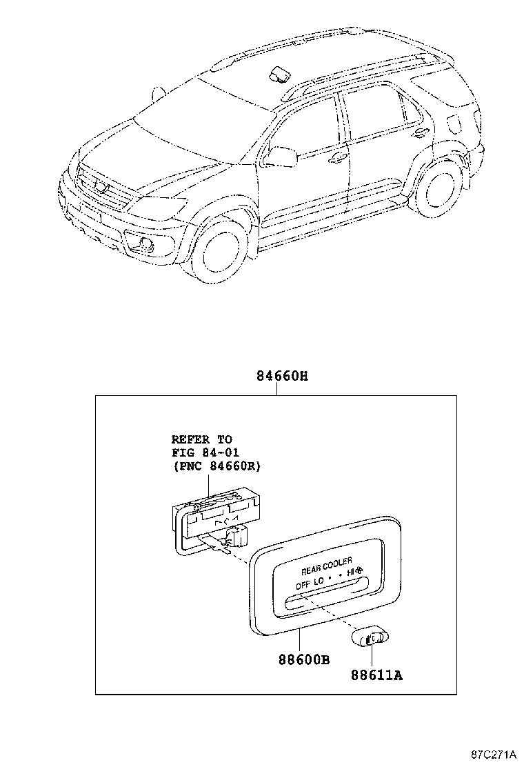 55087-0K030 DUCT, HEATER TO REGISTER, NO.3 product image