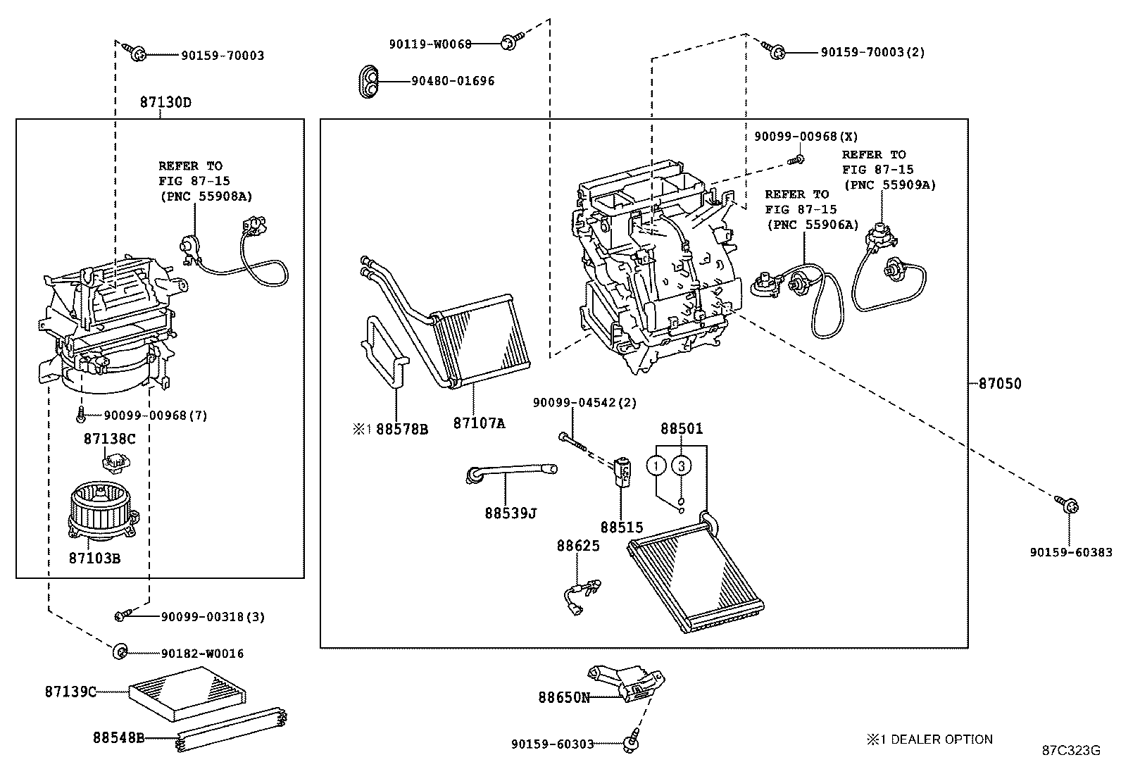 87106-0D021 DAMPER SERVO SUB-ASSY, AIR CONDITIONER RADIATOR, NO.1 product image