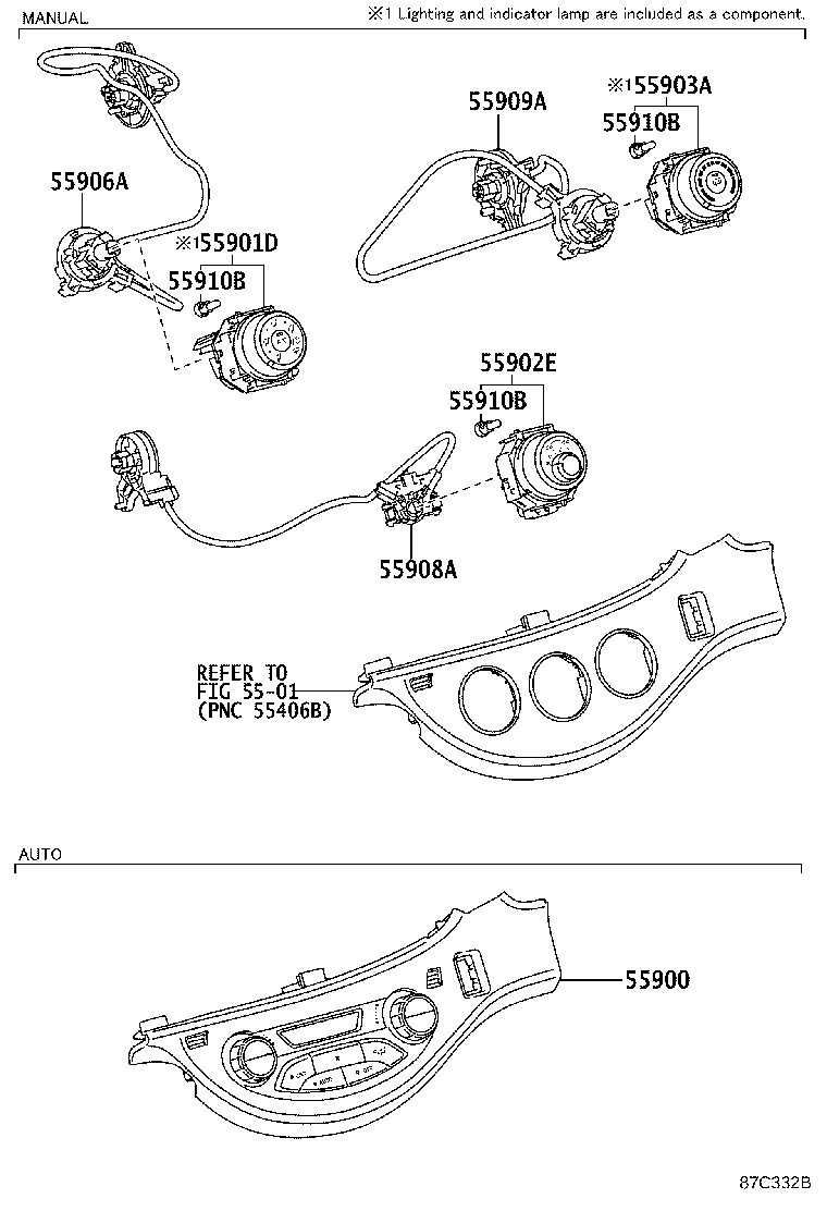 55844-0D180 DUCT, HEATER TO REGISTER, NO.2 product image