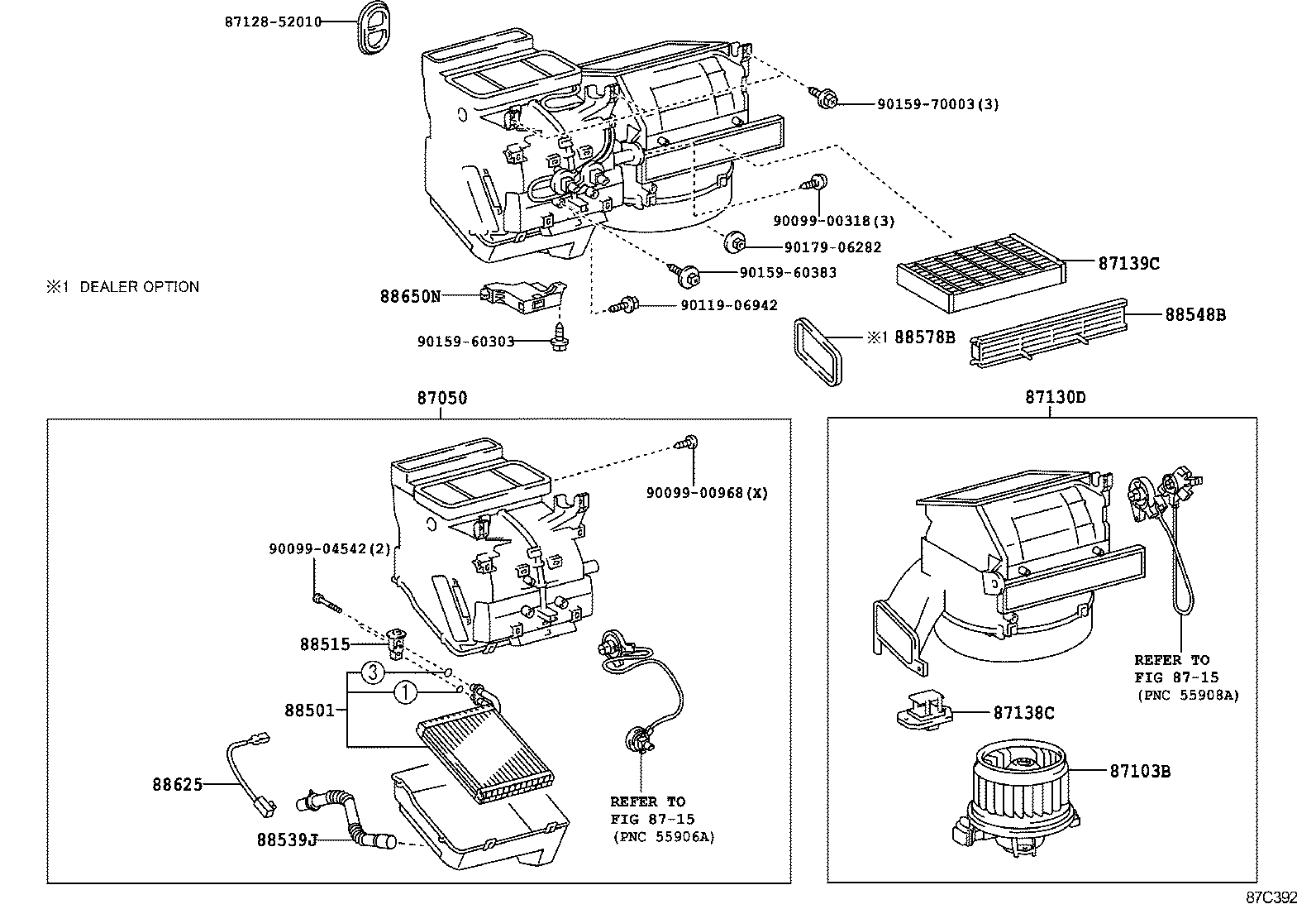 87130-52170 BLOWER ASSY product image