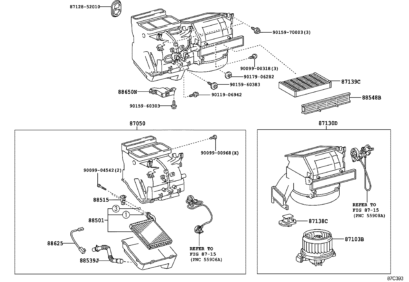 87130-52170 BLOWER ASSY product image