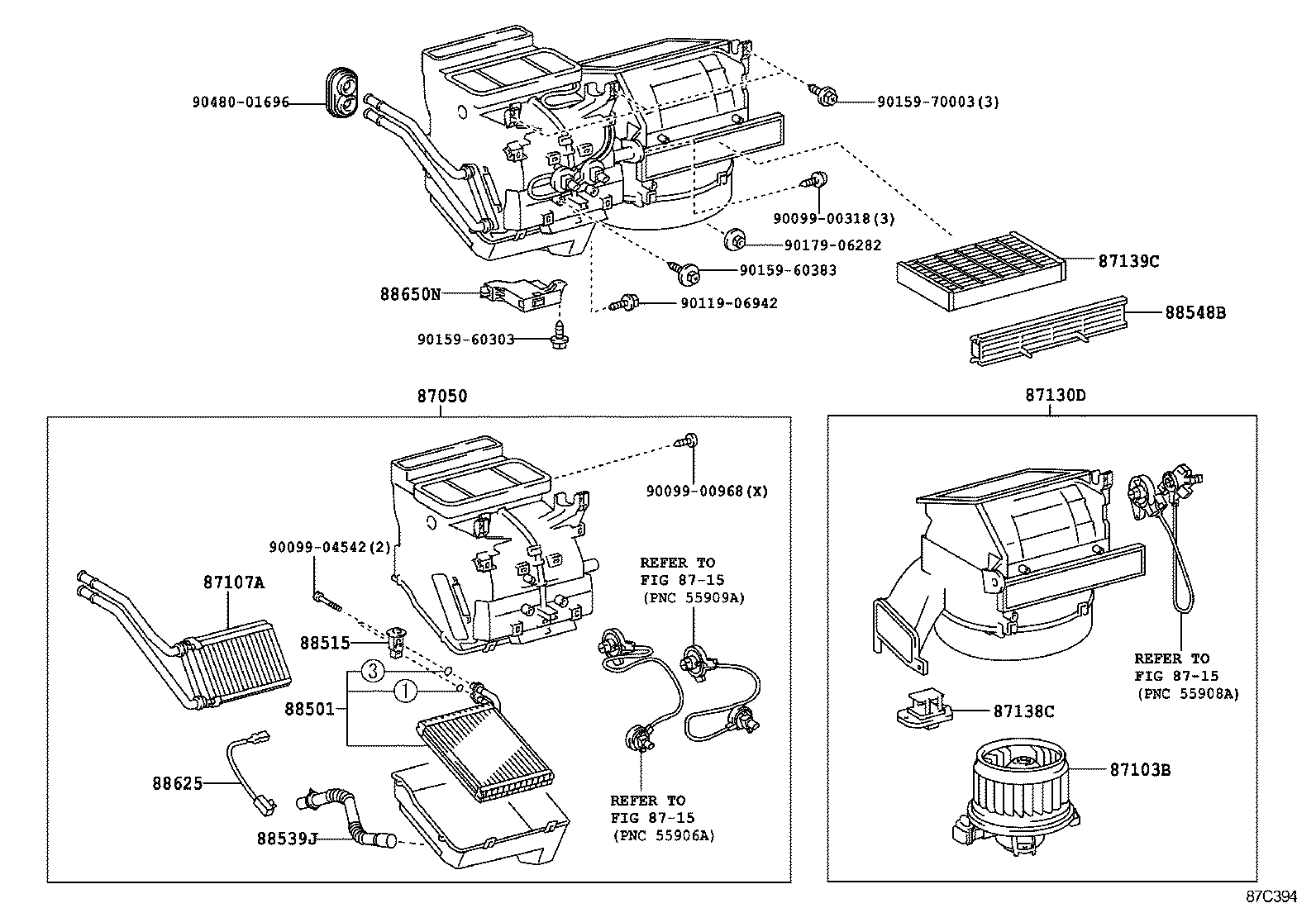 87130-52170 BLOWER ASSY product image