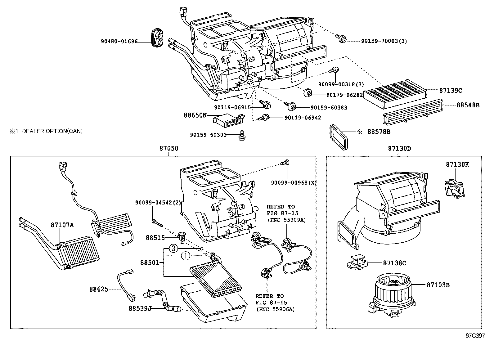 87130-52140 BLOWER ASSY product image